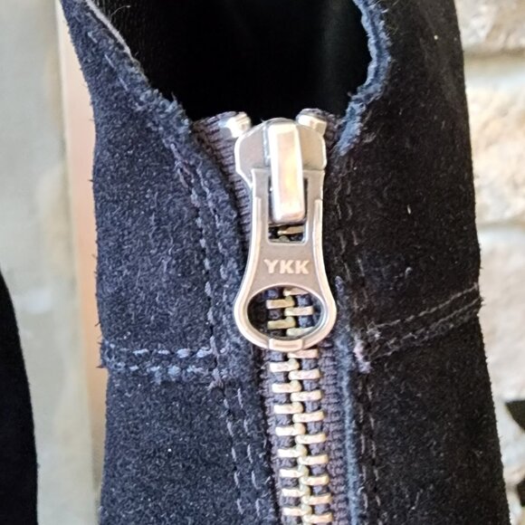 Steve Madden Orabela Black Suede Leather Over the Knee Boot Size 8.5M - Picture 15 of 16